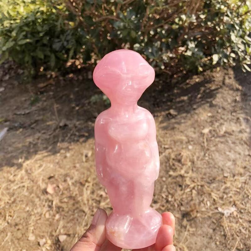 Estátua de Quartzo Rosa Natura - Body Jewelry Europe avaliação e preço