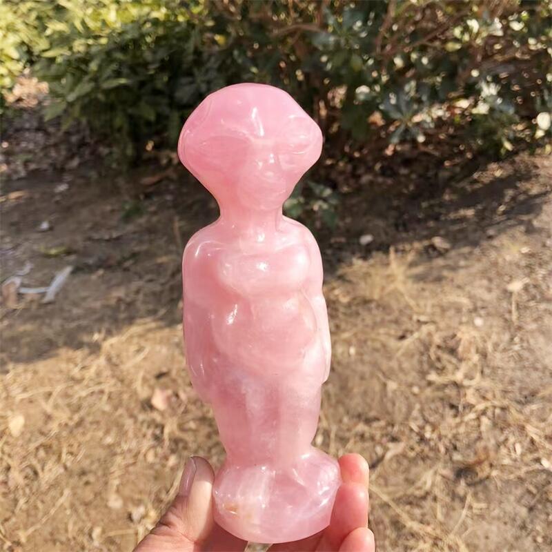 Estátua de Quartzo Rosa Natura - Body Jewelry Europe avaliação e preço