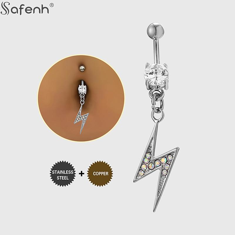 1 peça Piercing de Umbigo de C - Body Jewelry High Quality avaliação e preço