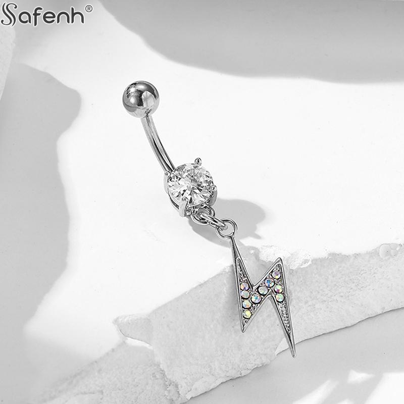 1 peça Piercing de Umbigo de C - Body Jewelry High Quality avaliação e preço