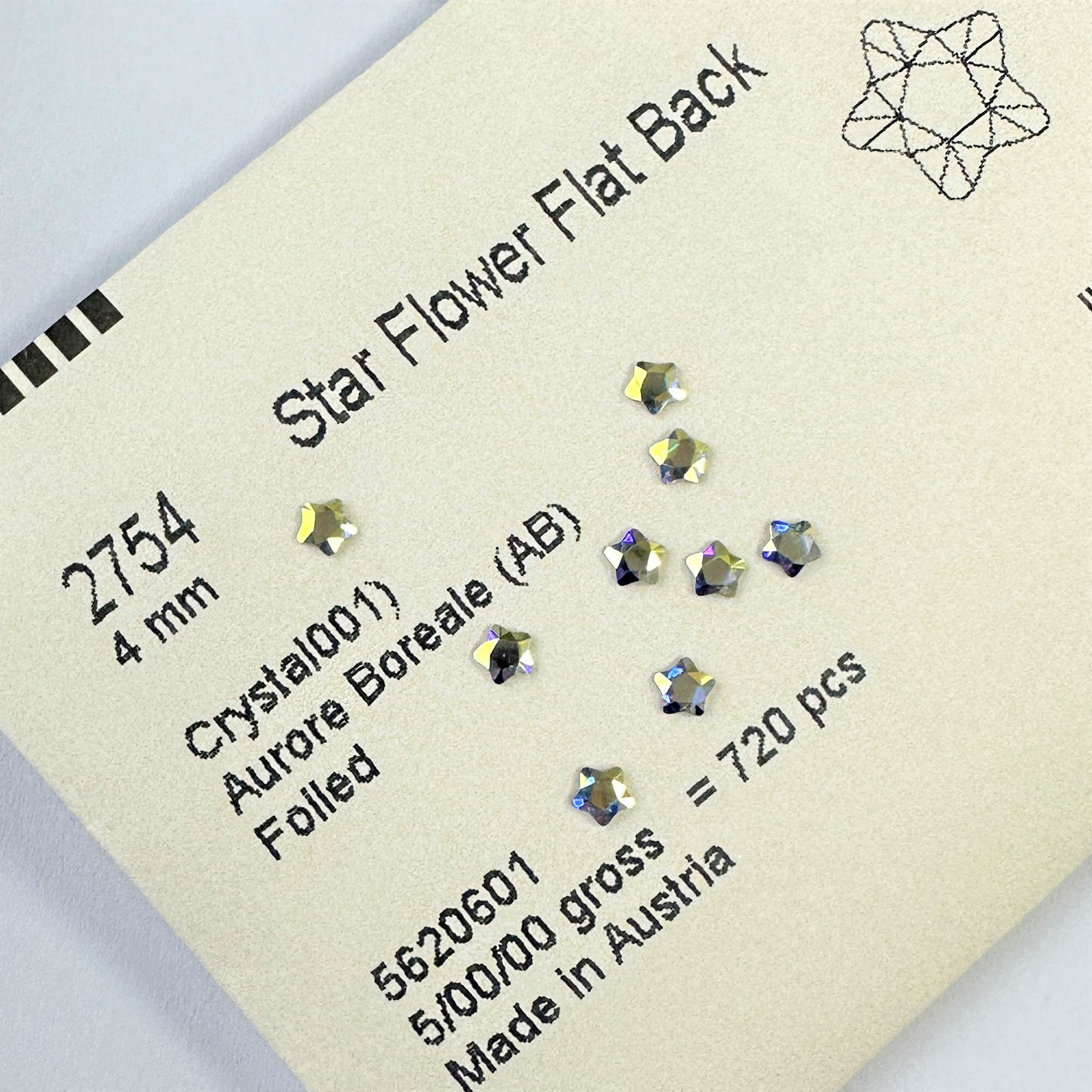 Genuíno 2754 estrela flor plan - Star Flat Back avaliação e preço