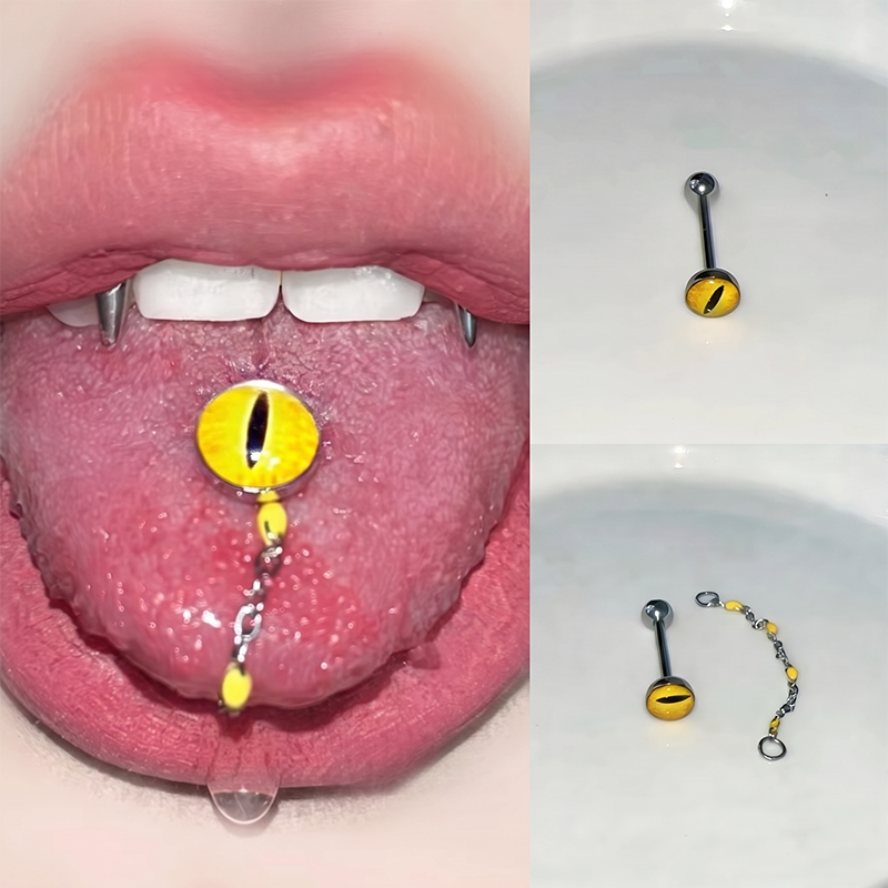 Piercing de Língua de Aço Titâ - Body Jewelry High Quality avaliação e preço