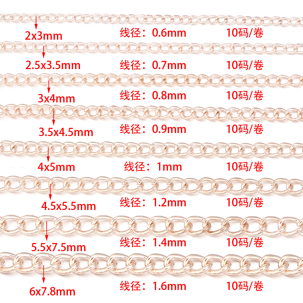10 jardas/rolo Corrente Fina P - Body Jewelry Necklace avaliação e preço
