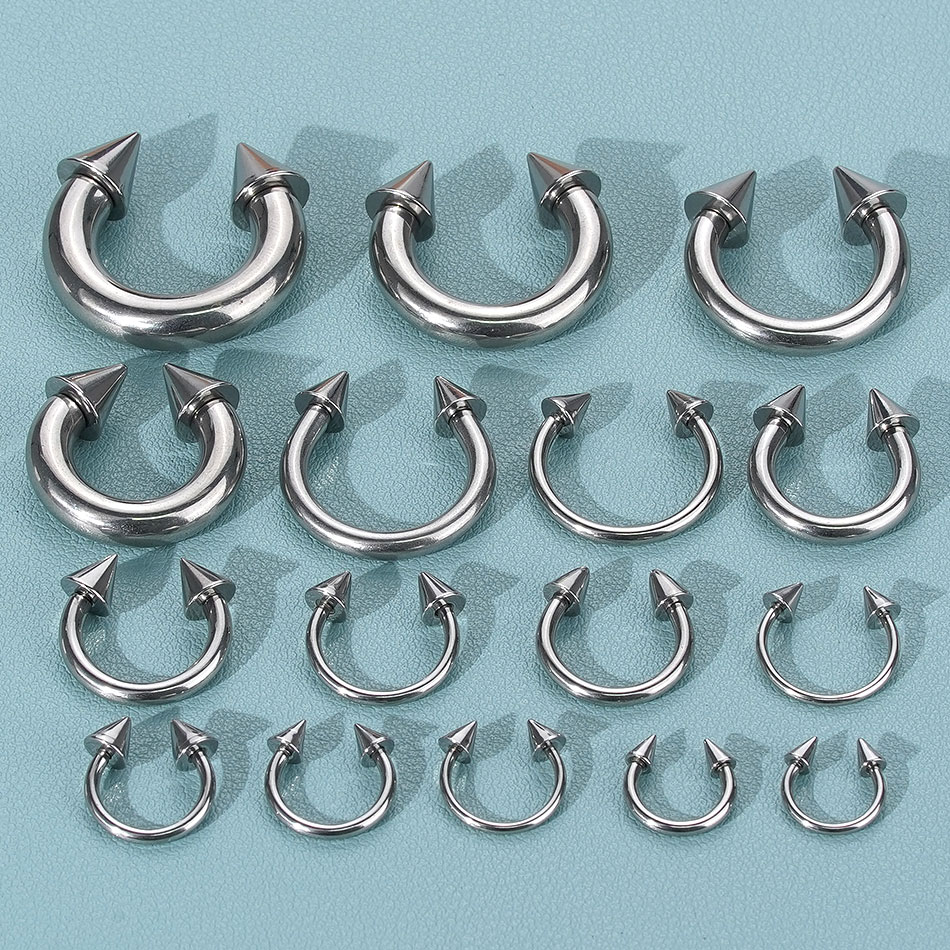 Anel de ferradura de tamanho g - Body Jewelry Ear Gauges avaliação e preço