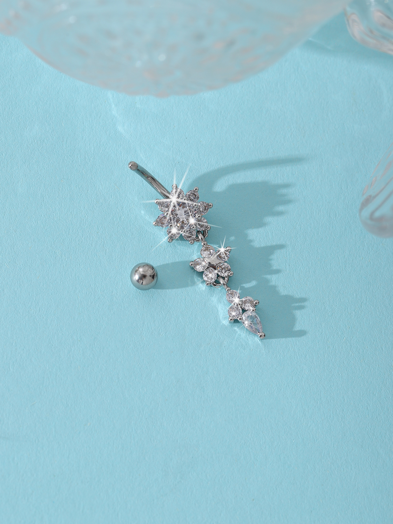 Girassol Linha Curvada Longo U - Body Jewelry Europe avaliação e preço