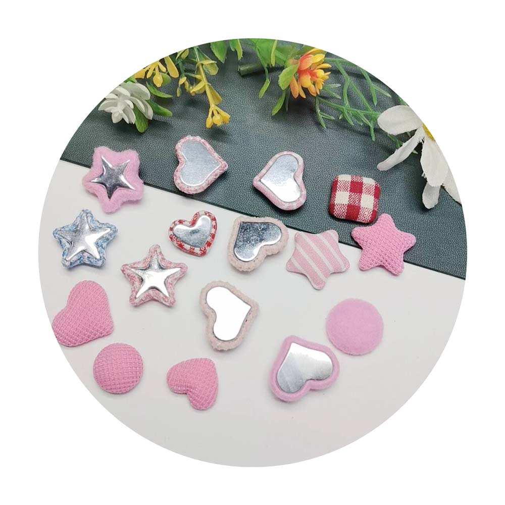Cabochão de tecido misto com p - Star Flat Back avaliação e preço