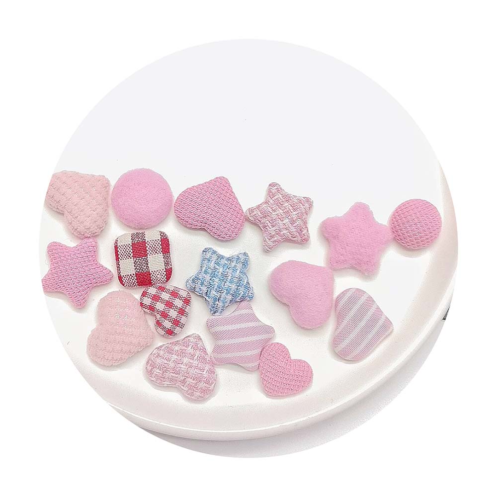 Cabochão de tecido misto com p - Star Flat Back avaliação e preço
