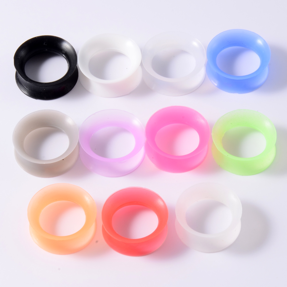 2 pçs tampões de ouvido de sil - Body Jewelry Ear Gauges avaliação e preço