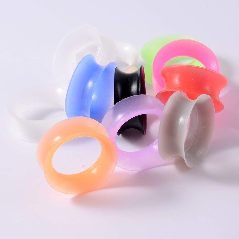 2 pçs tampões de ouvido de sil - Body Jewelry Ear Gauges avaliação e preço