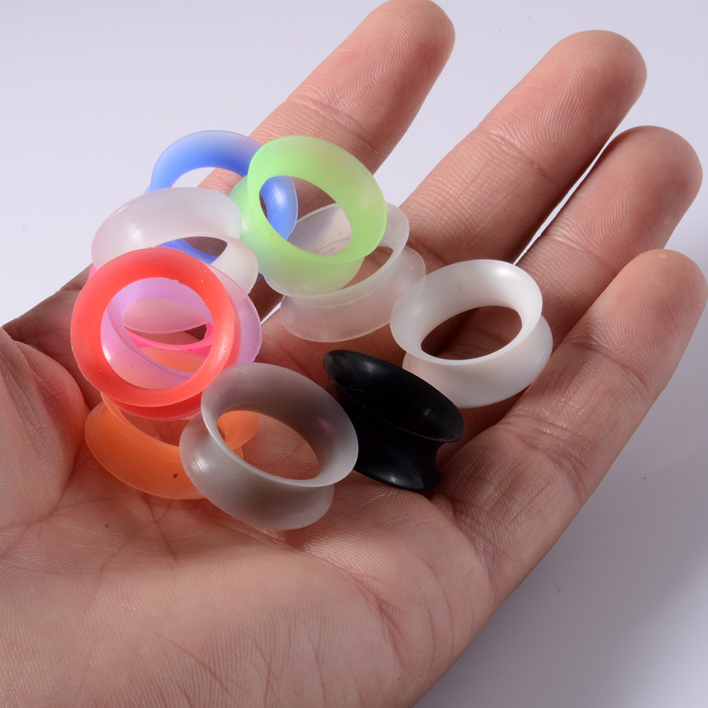2 pçs tampões de ouvido de sil - Body Jewelry Ear Gauges avaliação e preço